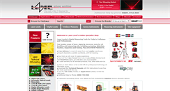 Desktop Screenshot of laserlevelshop.co.uk